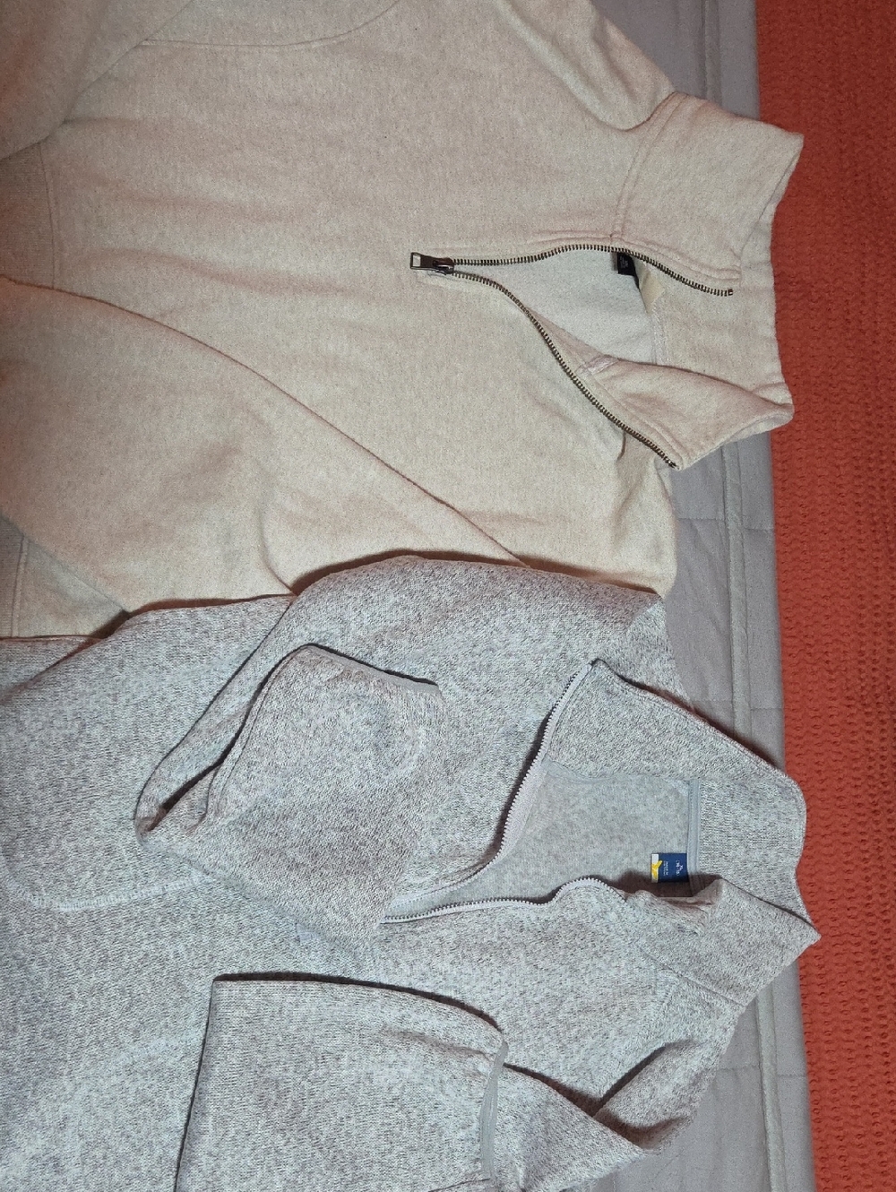 Light Heather Gray Quarter-Zip Pullover